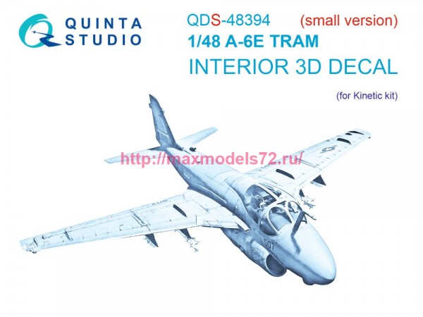QDS-48394   3D Декаль интерьера кабины A-6E TRAM (Kinetic) (Малая версия) (thumb77727)