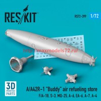 RS72-0399   A/A42R-1 "Buddy" air refueling store (1 pcs) (F/A-18, S-3, MQ-25, A-6, EA-6, A-7, A-4) (3D Printed) (1/72) (thumb75994)