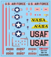 AR14701   XB-70 Valkyrie US Experimental Supersonic Strategic Bomber (1/144) (attach7 81105)