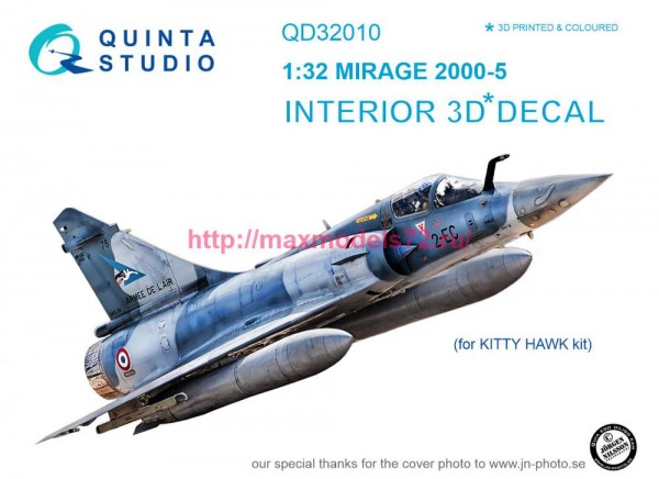QD32010   3D Декаль интерьера кабины Mirage 2000-5 (Kitty Hawk) (thumb78145)