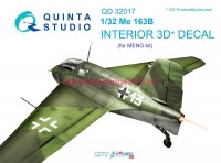 QD32017   3D Декаль интерьера кабины Me 163B (Meng) (thumb78173)