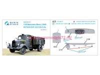 QD35107   3D Декаль интерьера кабины Mercedes-Benz L3000 (ICM) (attach3 77416)