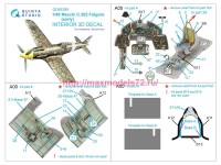 QD48389   3D Декаль интерьера кабины Macchi C.202 Folgore ранний (Hasegawa/Eduard) (attach3 77682)