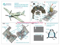 QD48390   3D Декаль интерьера кабины Macchi C.202 Folgore поздний (Hasegawa/Eduard) (attach3 77692)