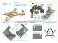 QD48391   3D Декаль интерьера кабины Macchi C.205 Veltro (Hasegawa/Italeri) (attach3 77702)