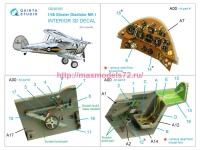 QD48393   3D Декаль интерьера кабины Gloster Gladiator MKI (I Love Kit) (attach3 77717)