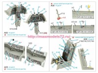 QD48418   3D Декаль интерьера кабины F-16D block 30 (Kinetic 2022г. разработки) (attach3 77772)