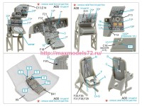 QD48430   3D Декаль интерьера кабины Westland Sea King HAS.5 (Airfix) (attach3 77812)
