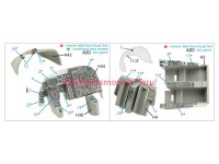 QDS-48372   3D Декаль интерьера кабины A-6A (Kinetic) (Малая версия) (attach3 77652)