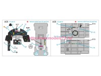 QDS-48390   3D Декаль интерьера кабины Macchi C.202 Folgore поздний (Hasegawa/Eduard) (Малая версия) (attach3 77697)