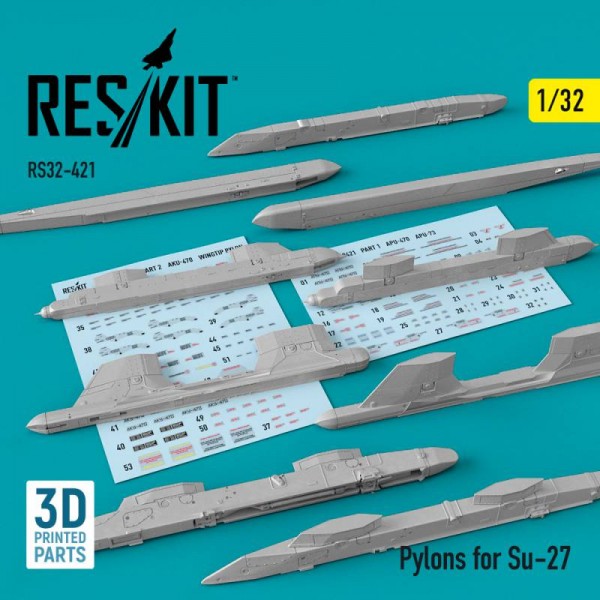 RS32-0421   Pylons for Su-27 (1/32) (thumb76812)
