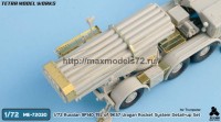 TetraME-72030   1/72 Russian 9P140 TEL of 9K57 Uragan Rocket System Detail-up Set (for Trumpeter) (attach3 77057)