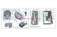 QD32005   3D Декаль интерьера кабины P-51D (ранний) (Tamiya) (attach2 78121)