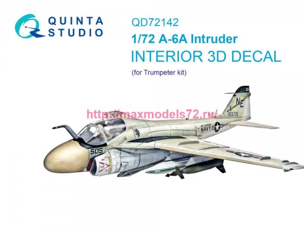 QD72142   3D Декаль интерьера кабины A-6A Intruder (Trumpeter) (thumb78881)