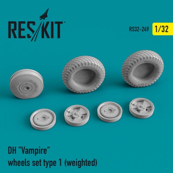 RS32-0249   DH "Vampire" wheels set type 1 (weighted) (1/32) (thumb76717)