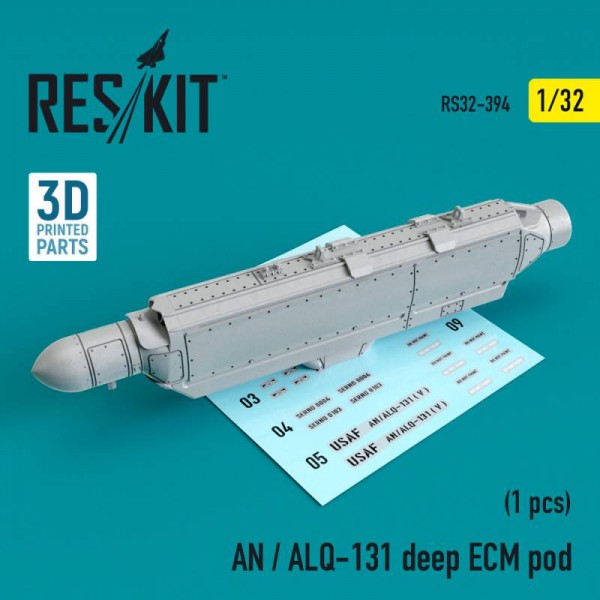 RS32-0394   AN / ALQ-131 deep ECM pod (A-7, A-10, F-4, F-16, F-111, C-130) (1/32) (thumb76777)