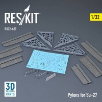 RS32-0421   Pylons for Su-27 (1/32) (attach1 76812)