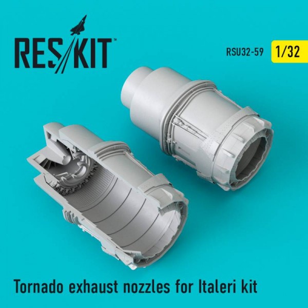 RSU32-0059   Tornado exhaust nozzles for Italeri kit (1/32) (thumb76866)