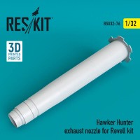 RSU32-0076   Hawker Hunter exhaust nozzle for Revell kit (1/32) (attach1 76893)