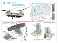 QD35124   3D Декаль интерьера кабины CH-47D (Trumpeter) (attach3 80384)
