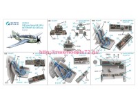 QD48444   3D Декаль интерьера кабины Fairey Gannet AS.1_AS.4 (Airfix) (attach2 78917)