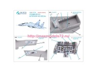 QDS-72150   3D Декаль интерьера кабины МиГ-29 9-13 (7278 Звезда) (малая версия) (attach3 80106)