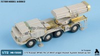 TetraME-72030   1/72 Russian 9P140 TEL of 9K57 Uragan Rocket System Detail-up Set (for Trumpeter) (attach1 77057)