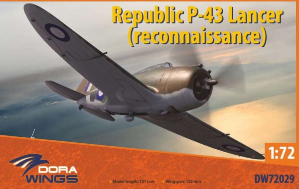 DW72029   Republic P-43 Lancer (recon) (1/72) (thumb80623)