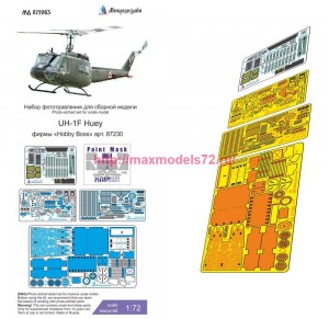 MDZ720630   UH-1F Huey (Hobby Boss) цветные приборные доски (thumb83383)