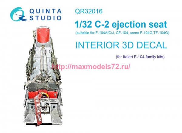 QR32016   Кресло C-2 для семейста F-104 (Italeri) (thumb81387)