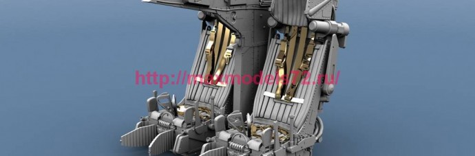 RS48071   Су-24 (Trumpeter) катапультные кресла К-36ДМ-1 (подвесная система из ФТД) и перегородка в кабину (thumb80742)