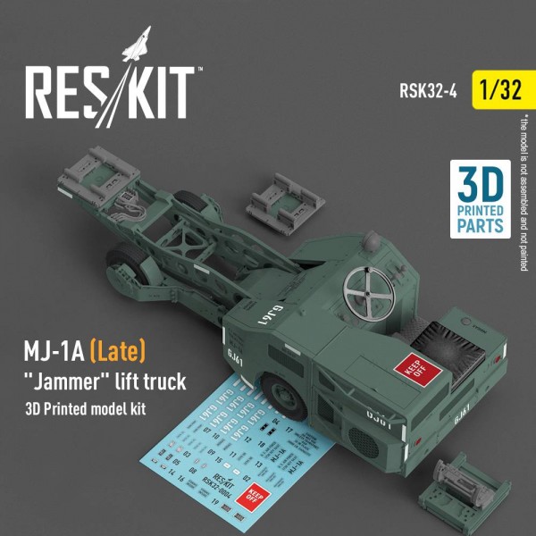 RSK32-0004   MJ-1A (Late) "Jammer" lift truck  (3D Printed model kit) (1/32) (thumb79459)