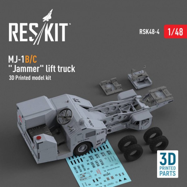 RSK48-0004   MJ-1B/C «Jammer» lift truck  (3D Printed model kit) (1/48) (thumb79520)