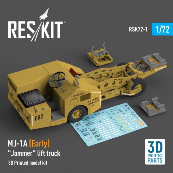 RSK72-0001   MJ-1A (Early) «Jammer» lift truck  (3D Printed model kit) (1/72) (thumb79573)