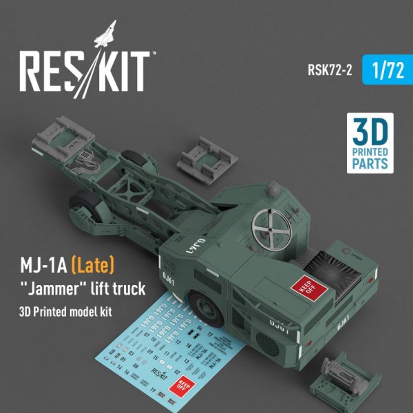 RSK72-0002   MJ-1A (Late) "Jammer" lift truck (3D Printed model kit) (1/72) (thumb79576)