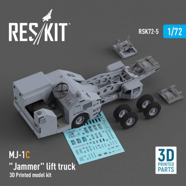 RSK72-0005   MJ-1C «Jammer» lift truck  (3D Printed model kit) (1/72) (thumb79585)