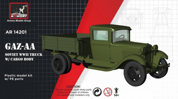 AR14201   GAZ-AA Soviet WWII cargo truck  (1/144) (thumb81126)