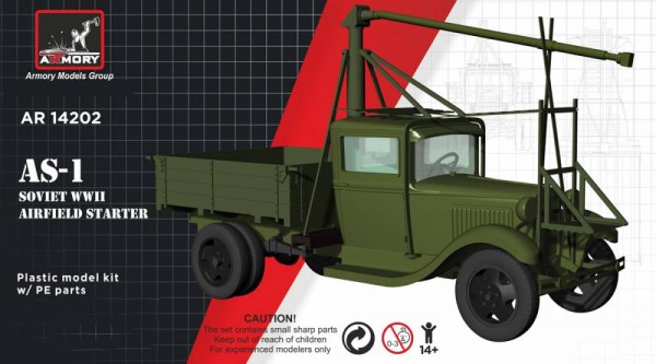 AR14202   AS-1 Soviet WWII airfield starter on GAZ-AA chassis  (1/144) (thumb81130)