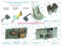 QD48442   3D Декаль интерьера кабины P-47N Thunderbolt (Academy) (attach3 81206)