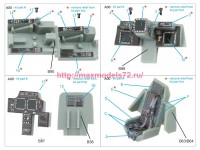 QD72149   3D Декаль интерьера кабины AH-64D поздний/AH-64E (Academy) (attach3 81146)