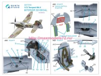 QD72164   3D Декаль интерьера кабины Tempest Mk.V (Airfix) (attach3 81181)