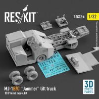 RSK32-0006   MJ-1B/C «Jammer» lift truck  (3D Printed model kit) (1/32) (attach1 79465)