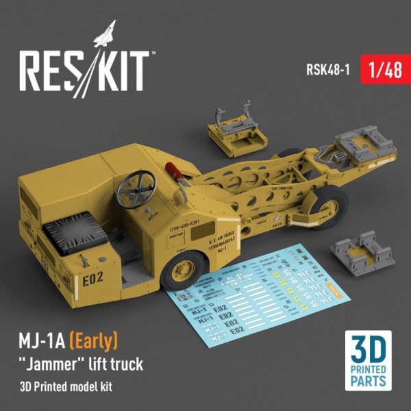 RSK48-0001   MJ-1A (Early) «Jammer» lift truck  (3D Printed model kit) (1/48) (thumb79512)