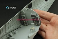 QD32224   3D Декаль интерьера кабины Boeing B-17G, Отсек радиста (HK models) (attach2 82220)