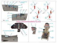 QD48453   3D Декаль интерьера кабины MiG-17F (AMMO/Kinetic) (attach2 81211)