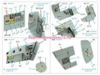 QD48501   3D Декаль интерьера кабины A-26C Invader (ICM) (attach4 82822)