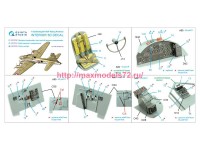 QD32233   3D Декаль интерьера кабины Boeing B-17E/F, Пилотская кабина (HK models) (attach3 82933)