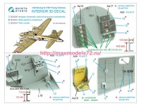 QD32234   3D Декаль интерьера кабины Boeing B-17E/F, Отсек радиста (HK models) (attach3 82938)