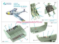 QD48499   3D Декаль интерьера кабины Ta 183 (Academy) (attach3 82817)