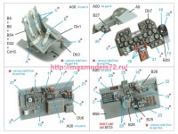 QD48510   3D Декаль интерьера для P-47 D-30 (Miniart) (attach3 82848)